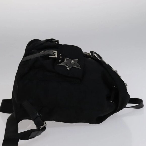 PRADA Backpack Nylon Black Auth 112941V - Picture 4 of 15
